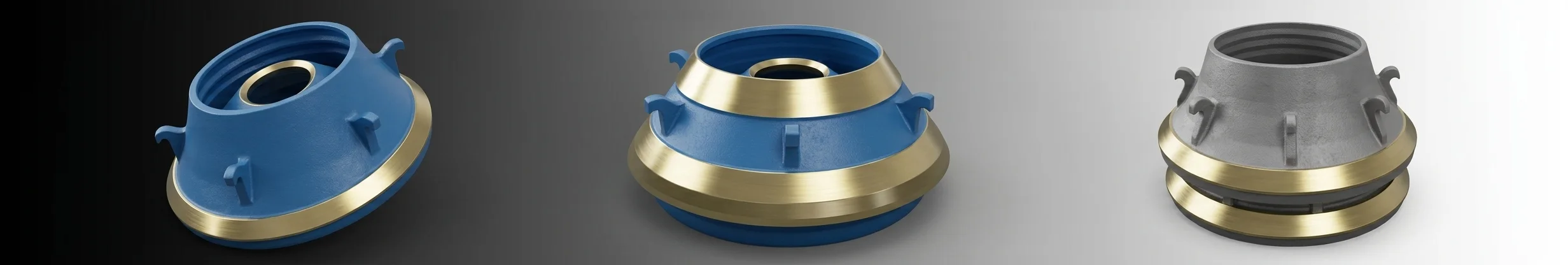 MCT-cone crusher mantle and concave